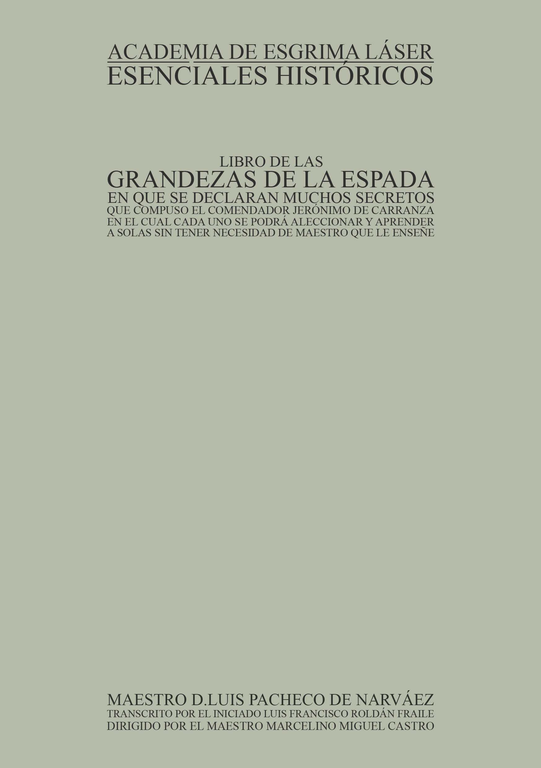Libro de las Grandezas de la Espada